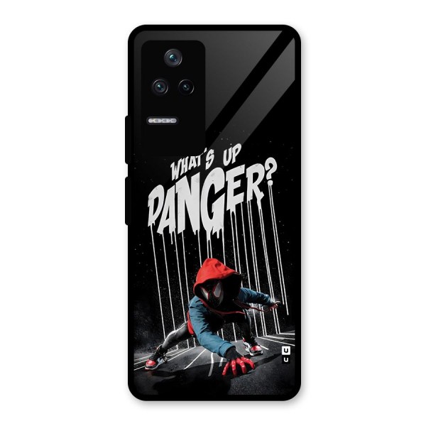 Danger Up Glass Back Case for Poco F4 5G