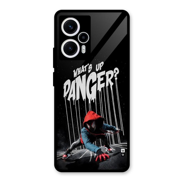 Danger Up Glass Back Case for Poco F5