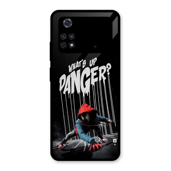 Danger Up Glass Back Case for Poco M4 Pro 4G