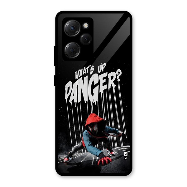 Danger Up Glass Back Case for Poco X5 Pro