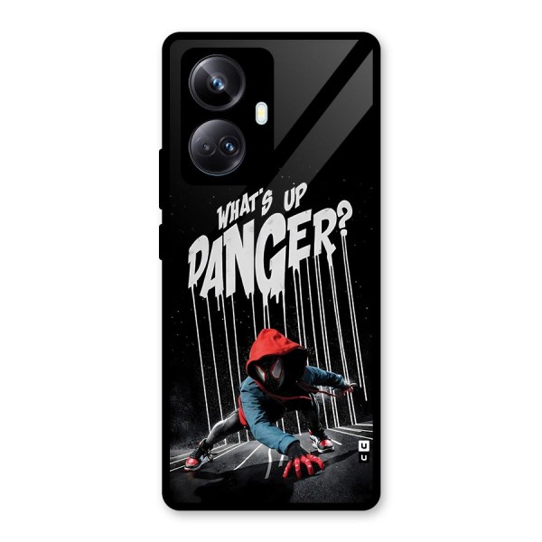 Danger Up Glass Back Case for Realme 10 Pro Plus