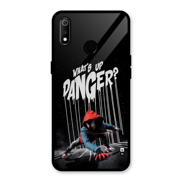 Danger Up Glass Back Case for Realme 3i