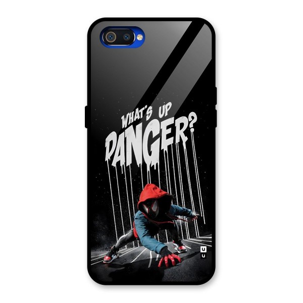 Danger Up Glass Back Case for Realme C2