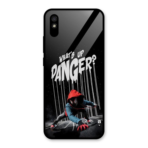 Danger Up Glass Back Case for Redmi 9i