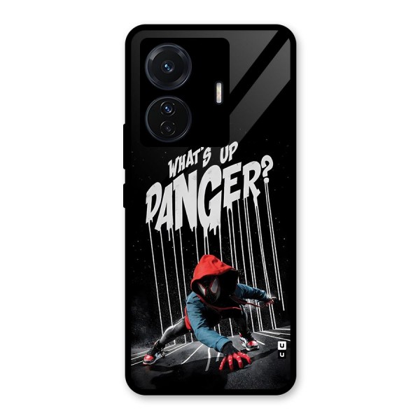 Danger Up Glass Back Case for Vivo T1 Pro