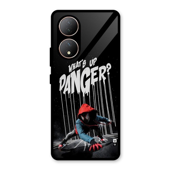 Danger Up Glass Back Case for Vivo T2