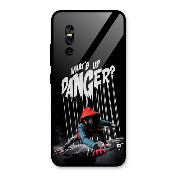 Danger Up Glass Back Case for Vivo V15 Pro