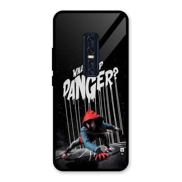 Danger Up Glass Back Case for Vivo V17 Pro