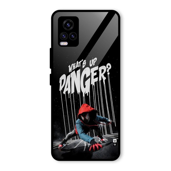 Danger Up Glass Back Case for Vivo V20