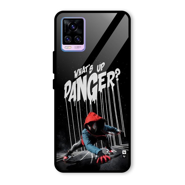 Danger Up Glass Back Case for Vivo V20 Pro