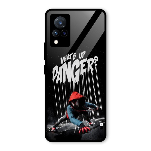 Danger Up Glass Back Case for Vivo V21 5G