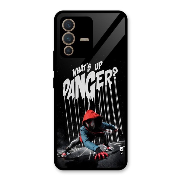 Danger Up Glass Back Case for Vivo V23 5G