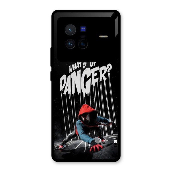 Danger Up Glass Back Case for Vivo X80