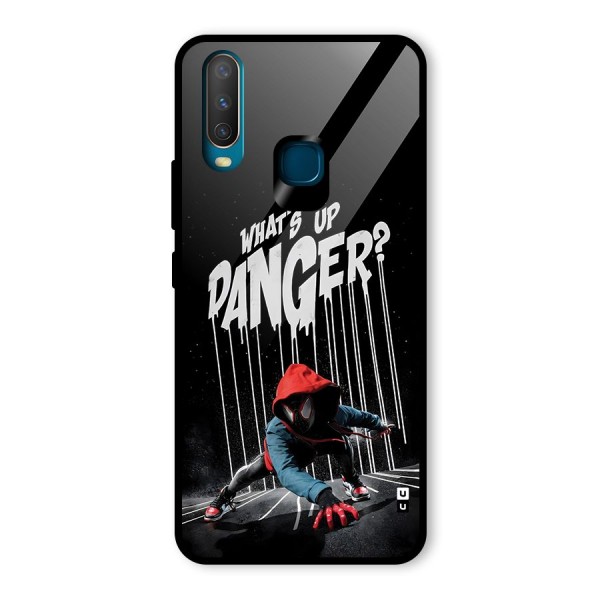 Danger Up Glass Back Case for Vivo Y12