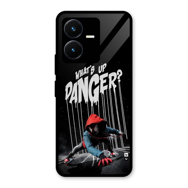 Danger Up Glass Back Case for Vivo Y22