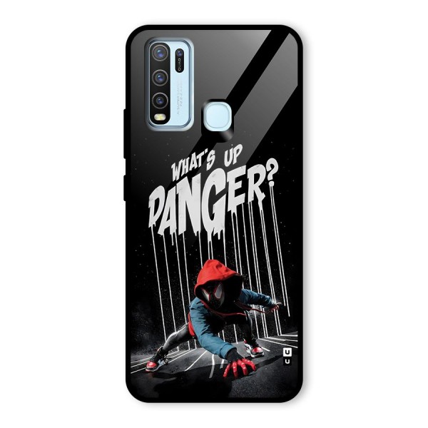 Danger Up Glass Back Case for Vivo Y30