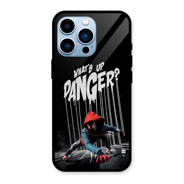 Danger Up Glass Back Case for iPhone 13 Pro