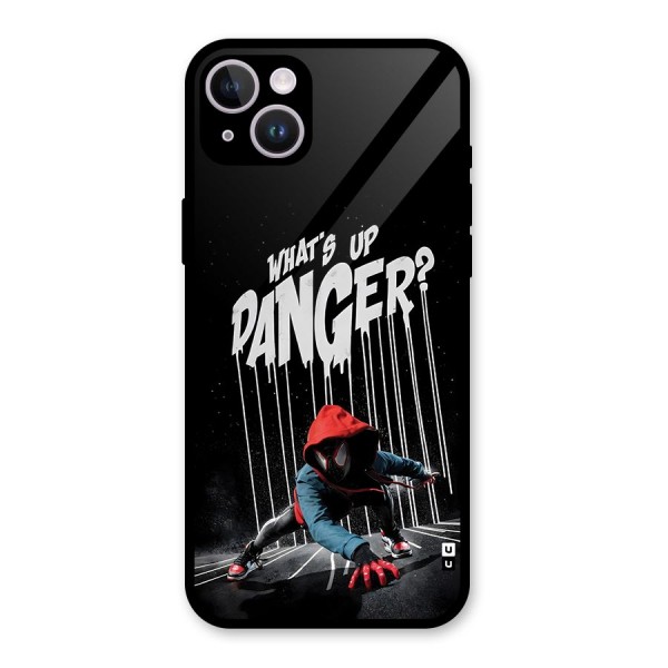 Danger Up Glass Back Case for iPhone 14 Plus