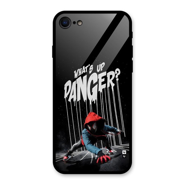 Danger Up Glass Back Case for iPhone 8