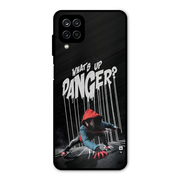 Danger Up Metal Back Case for Galaxy A12