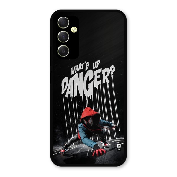 Danger Up Metal Back Case for Galaxy A34