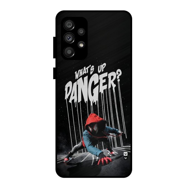 Danger Up Metal Back Case for Galaxy A73 5G