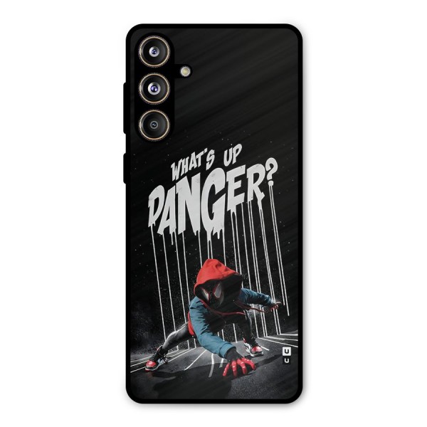 Danger Up Metal Back Case for Galaxy F55