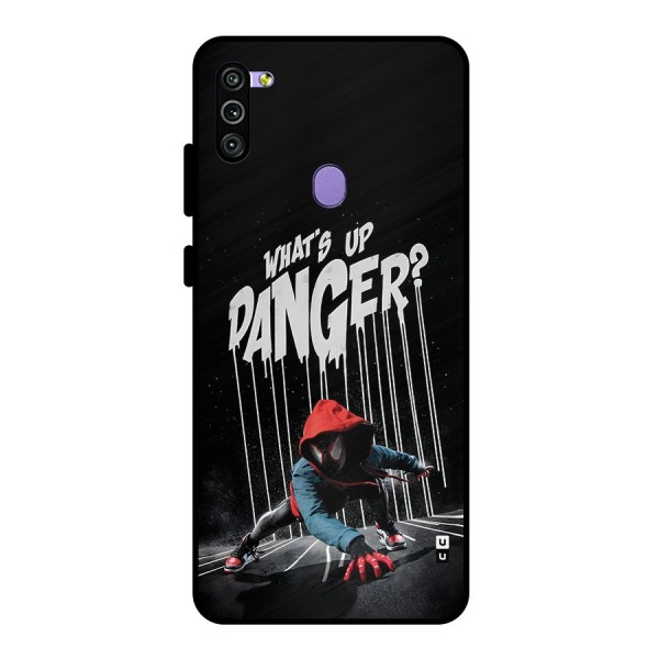 Danger Up Metal Back Case for Galaxy M11