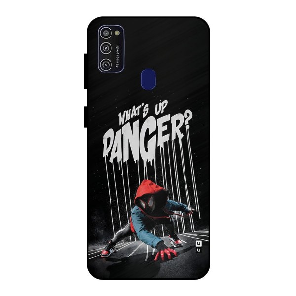 Danger Up Metal Back Case for Galaxy M21