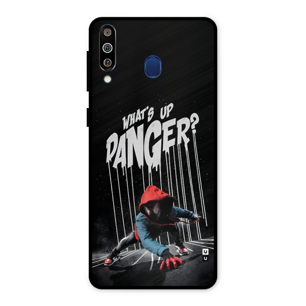 Danger Up Metal Back Case for Galaxy M30