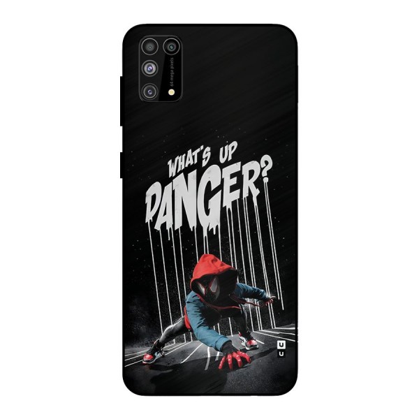 Danger Up Metal Back Case for Galaxy M31