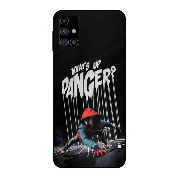 Danger Up Metal Back Case for Galaxy M31s