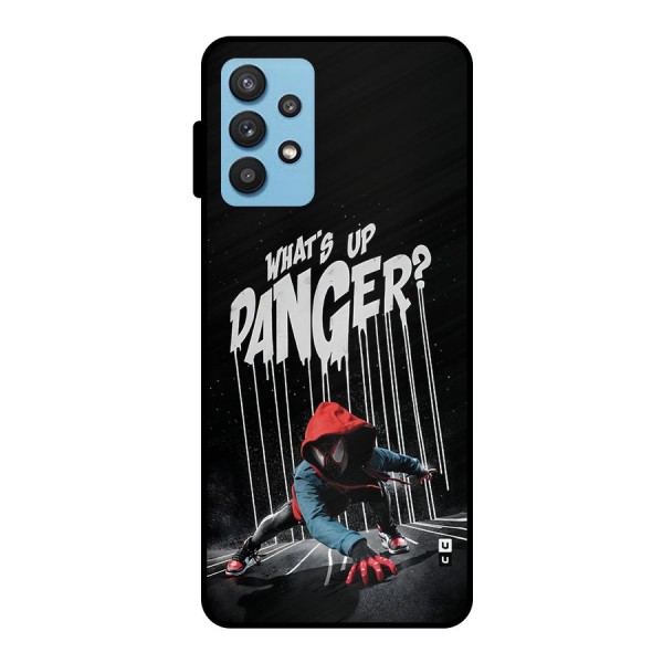 Danger Up Metal Back Case for Galaxy M32 5G