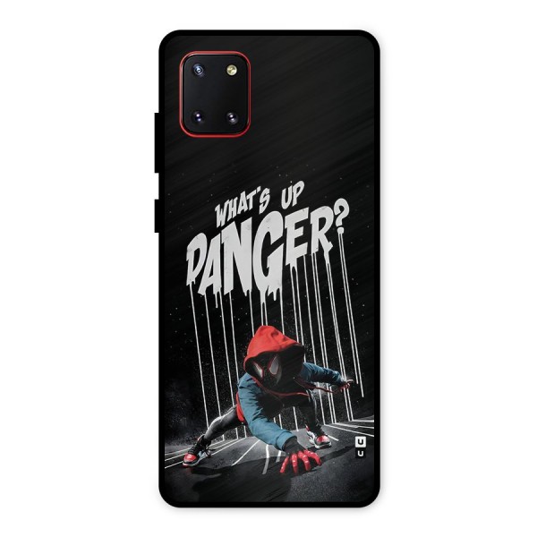 Danger Up Metal Back Case for Galaxy Note 10 Lite