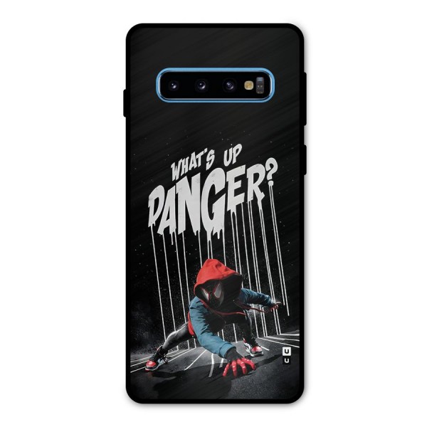 Danger Up Metal Back Case for Galaxy S10