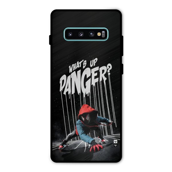 Danger Up Metal Back Case for Galaxy S10 Plus