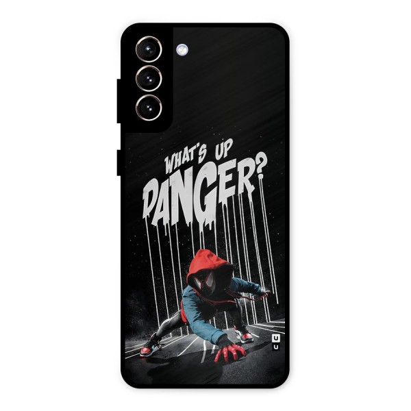 Danger Up Metal Back Case for Galaxy S21 Plus