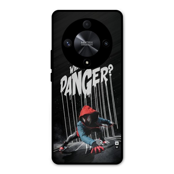 Danger Up Metal Back Case for Honor X9b