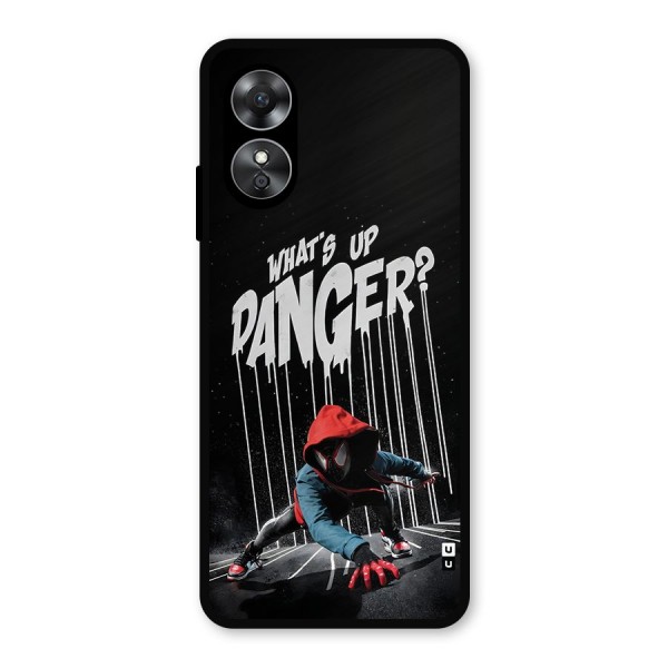 Danger Up Metal Back Case for Oppo A17