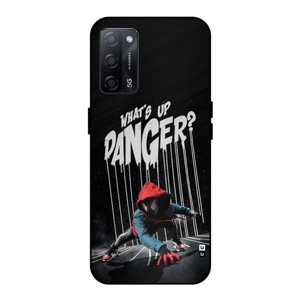 Danger Up Metal Back Case for Oppo A53s 5G