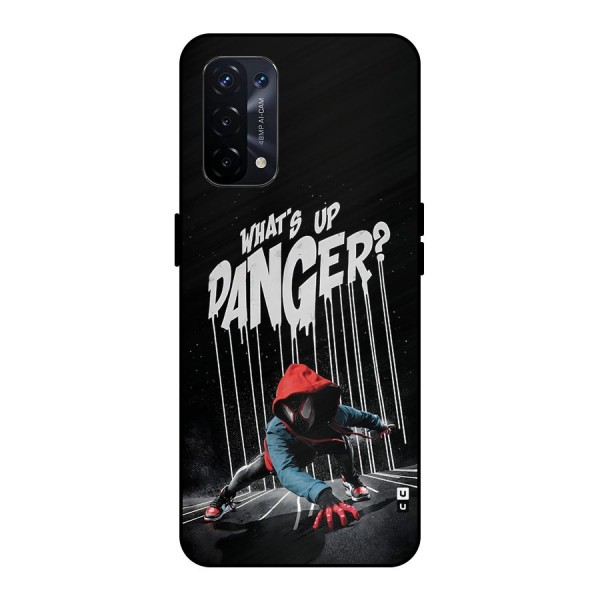 Danger Up Metal Back Case for Oppo A74 5G