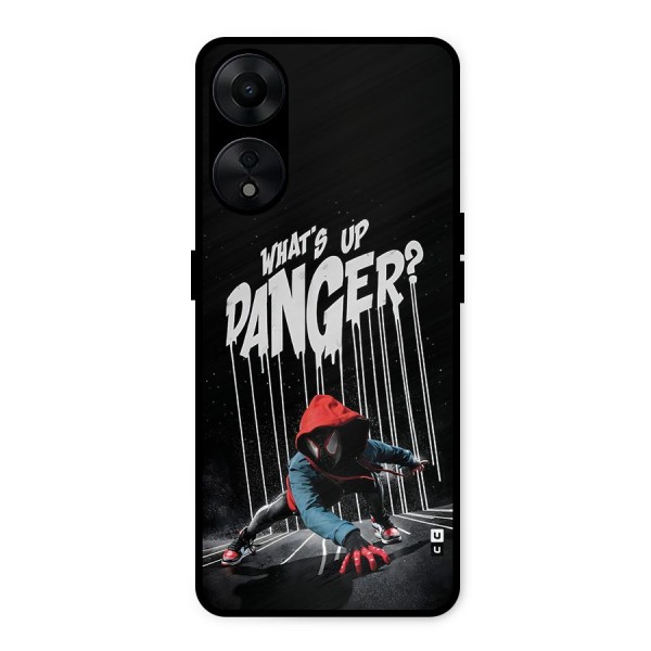 Danger Up Metal Back Case for Oppo A78 5G