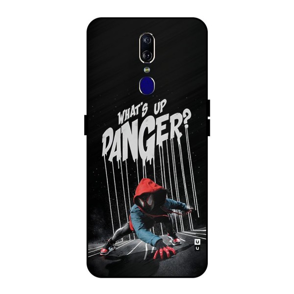 Danger Up Metal Back Case for Oppo F11