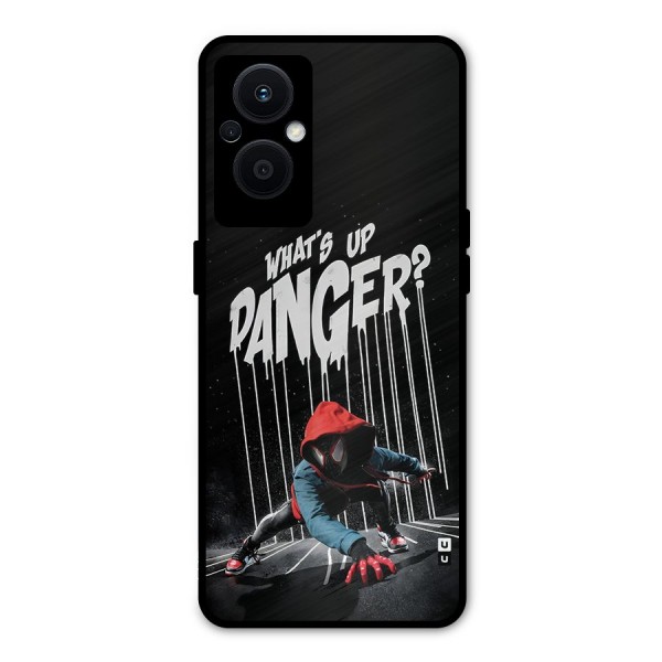 Danger Up Metal Back Case for Oppo F21s Pro 5G