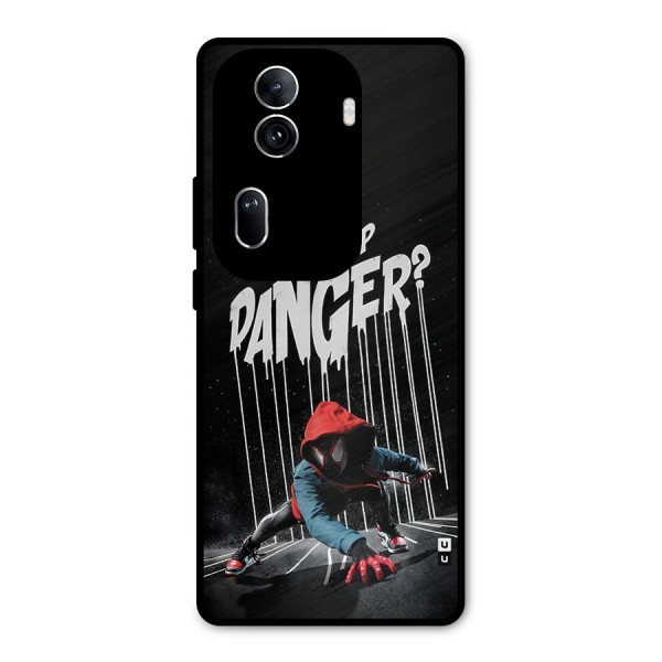 Danger Up Metal Back Case for Oppo Reno11 Pro 5G