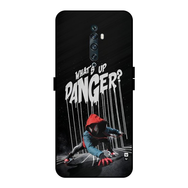 Danger Up Metal Back Case for Oppo Reno2 F