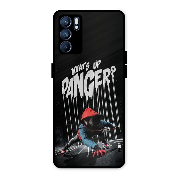 Danger Up Metal Back Case for Oppo Reno6 5G