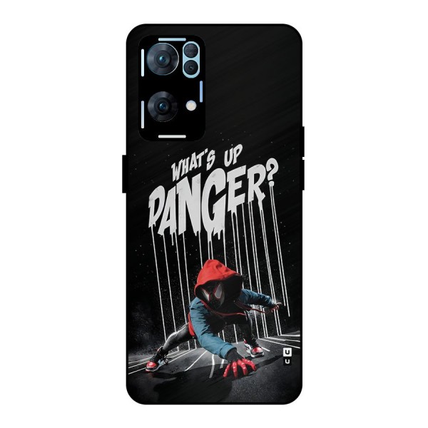 Danger Up Metal Back Case for Oppo Reno7 Pro 5G