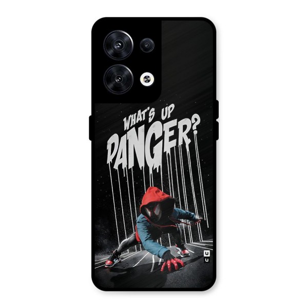 Danger Up Metal Back Case for Oppo Reno8 5G