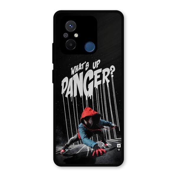 Danger Up Metal Back Case for Poco C55